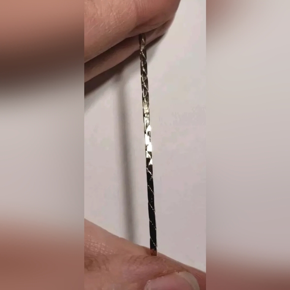 Vintage 80s Givenchy Gold Tone Enamel Cube Necklace Black Mauve Disco Modernist - Picture 8 of 11